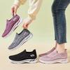 Jinshiyuanshu Shoes Women's Shoes Flying Weaving Casual Shoes Soft Sole Breathable Casual Shallow Mouth Versatile Mesh Shoes