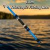 Spinning Telescopic Fishing Rod Set Hard Fishing Hand Pole Mini Fishing Pole  River Pond