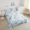 Erosebridal Horse Quilt Twin Size, Farmhouse Western Cowboy Cowgirls Duvet Insert for Kids Boys Girls Teens, Cartoon Kawaii Horse Bedding Se