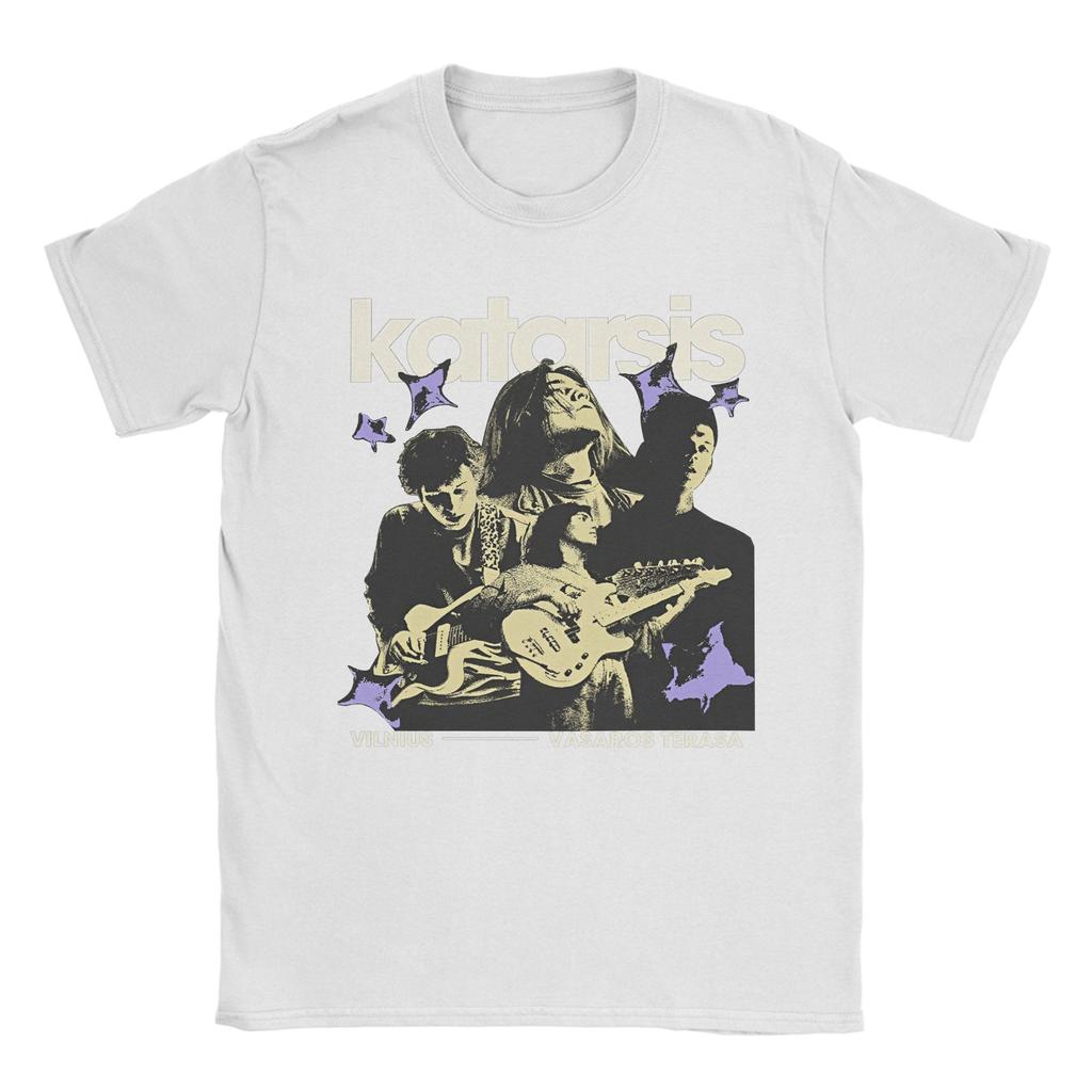 Katarsis Band T-Shirt for Men  Unique Cotton Tees Crewneck Short Sleeve T Shirt 4XL 5XL Tops