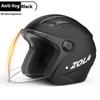 3/4 Half Helmet For Men Women Motorcycle Open Face Helmet Dual Sun Visor Quick Release Buckle Cycling Motocross Riding Equipment