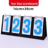 Brangdy Multi-Sport Flip Scoreboard with Timer