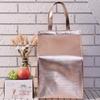 Multi Purpose Aluminum Foil Insulated Ice Bag Thermal Food Storage Tote Waterproof for Beach Picnic Hiking Grocery Use