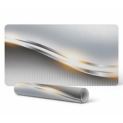 Anti-slip Office Desk Mat with Wavy Lines and Stripes 100x50 Cm