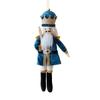Nutcracker Hanging Ornament: Christmas Soldier Figure Stuffed King Fabric Nutcrackers Dolls Xmas Holiday Tree Decor For Holiday