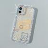 Transparent Carton Bear Phone Case For Iphone 14 Plus 13 12 11 Pro Xs Max X Xr 7 8 Se2 Se3 Shockproof Soft Silicone Cover Shell