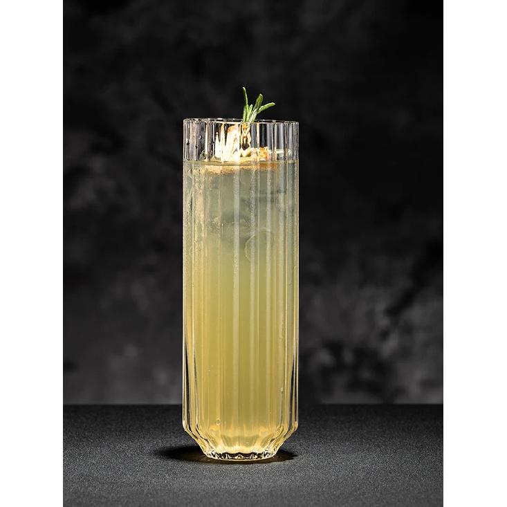 Crystal Glass Striped Creative Cocktail Glass Collins Glass Juice Glass Slightly Tipsy Mxing Glass Special Drink Glass Water Cup