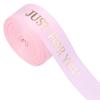 10 Yards/Roll 25mm Width Printed Ribbon Just For You Print Polyester Material Wrapping Ribbon 10 Yards/Roll