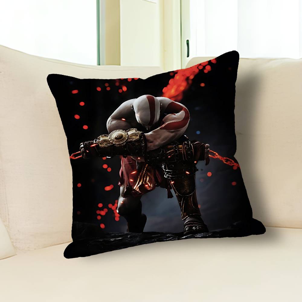 G-God of W-War Game Anime Celebrity Merchandise All-Match Printed Pillow Case Sofa Car Office Room Decoration Protector