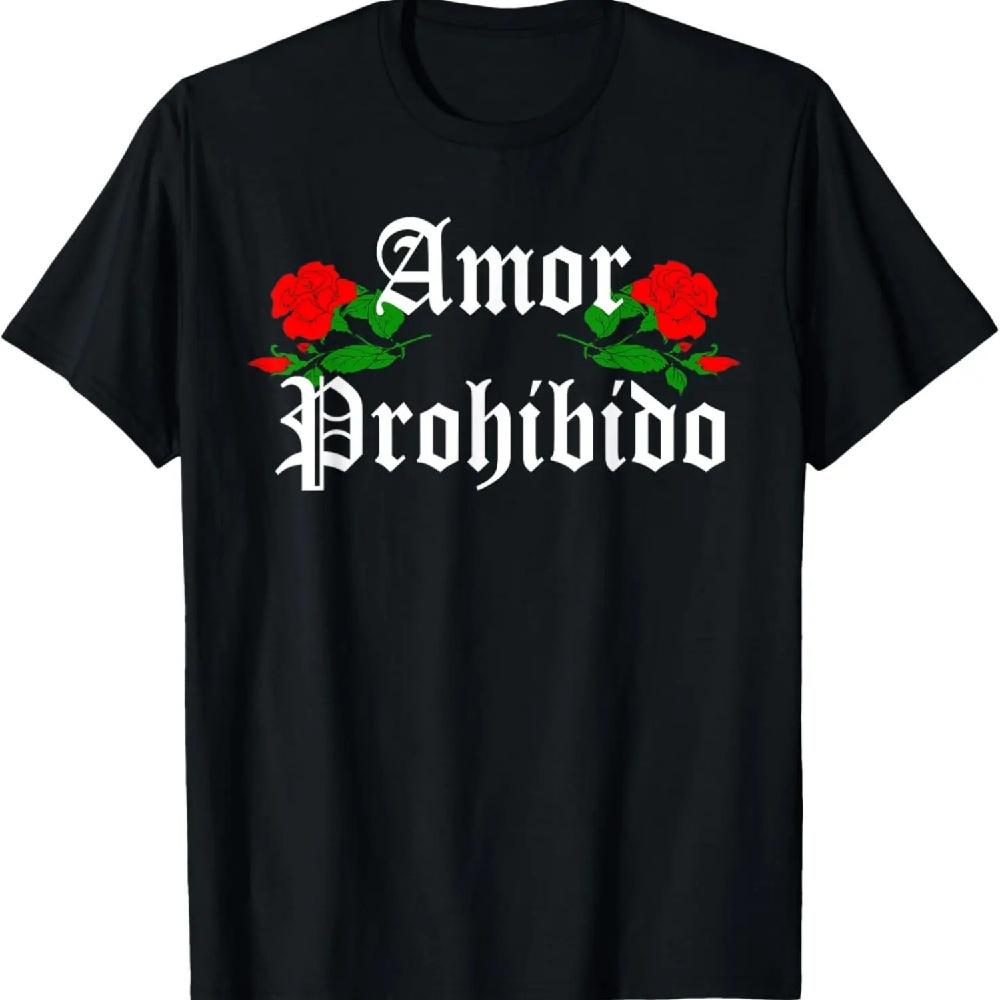 

AMOR PROHIBIDO RED ROSES T-Shirt XXXL чёрный