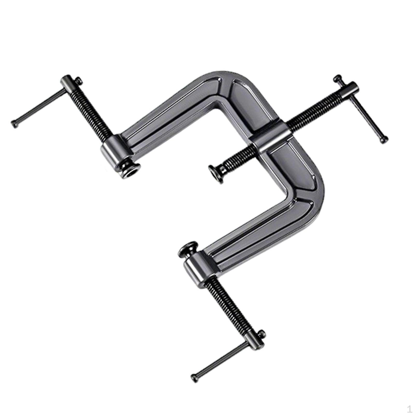 

3-сторонний кромочный зажим, фиксирующий зажим, черный, монтажные приспособления, инструмент для деревообработчика, зажимное устройство, чугун, для дома