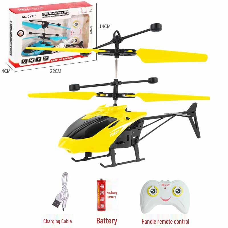 Induction Gesture-Controlled Hovering Helicopter Toy for Kids - Drop-Resistant