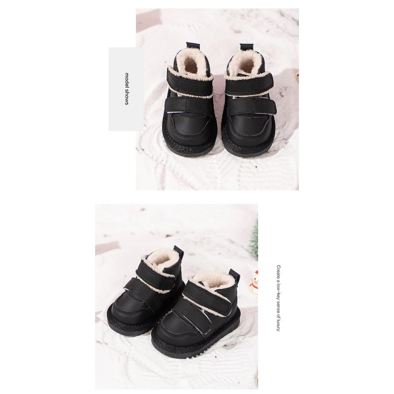 Thickened Lamb Fleece Warm Soft Sole Unisex Toddler Winter Snow Boots