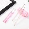 7 PCS Aluminum Crochet Hooks Set (2.0-5.0mm) with Colorful Clear Handles for Yarn Knitting DIY Hats Scarves Amigurumi Crafts