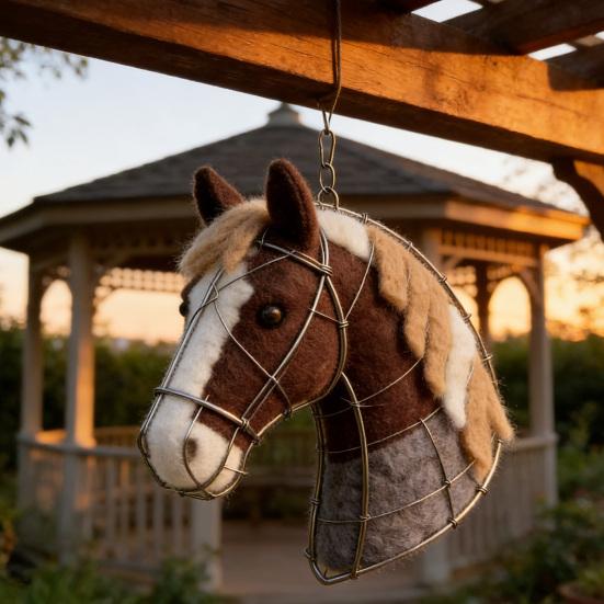 Bird Nesting House Birds Nesting Materials Holder Hummingbird Nester Egg Horse Garden Hanging Nesting Box for Wild Birds Backyard Outside