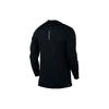 Nike Solid Color Crew Neck Sports Long Sleeve T-Shirt Men Tops Black 833594-010