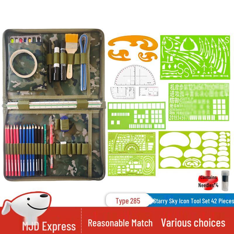 Tactical Topography Mapping & Command Ruler Set