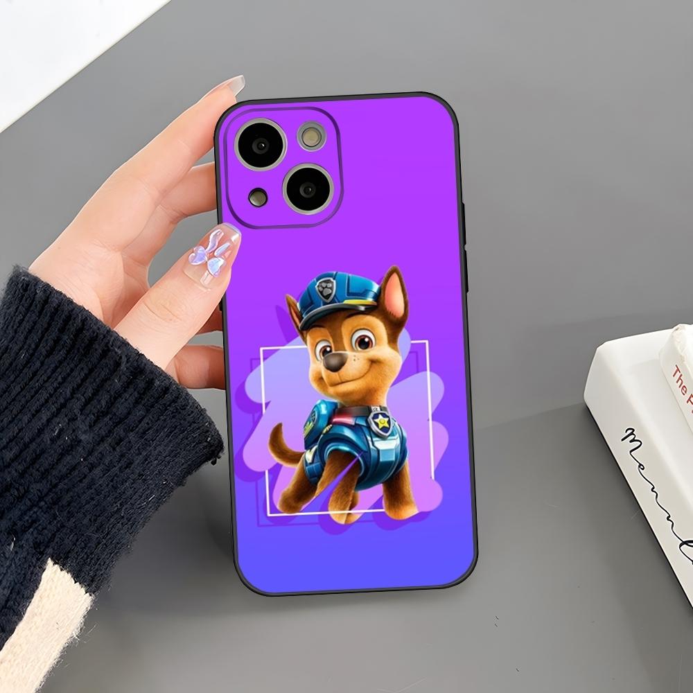 Cartoon Paws P-Patrols Phone Case For Iphone 16 Plus 15 14 Pro Max 13 Mini 11 12 Xr X Xs 6 7 8 SE Plus Back Cover