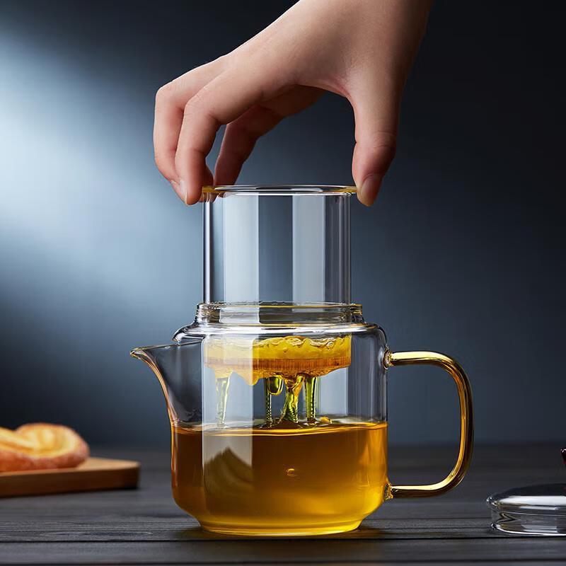 Hitzebeständiges Glas Teekannen-Set