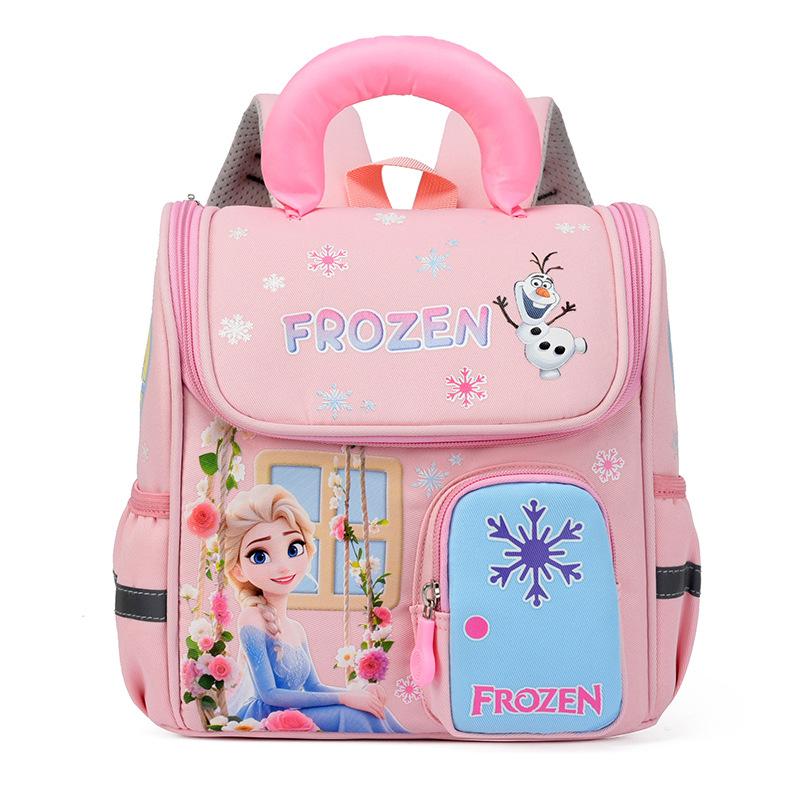 Schoolbag for primary school students, first grade schoolbag, lightweight for men and women, kindergarten princess, foreign style backpack