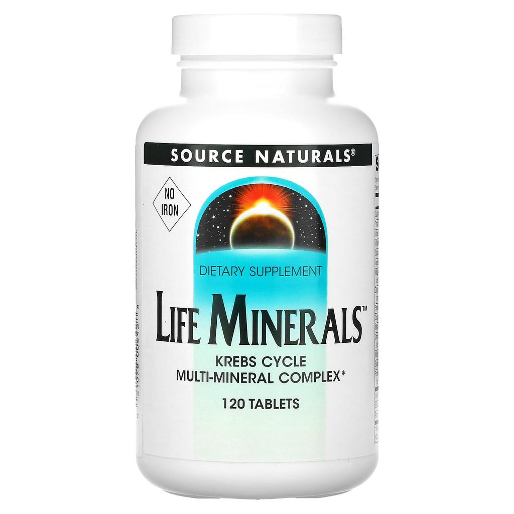 Life Minerals, Iron Free, 120 Tablets