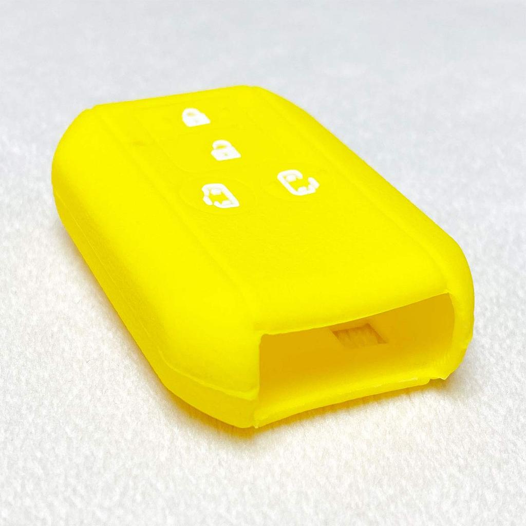 [IKT] Smart Key Silicone Cover for Suzuki / Mazda Cars, 4 Buttons Yellow, Spacia,
