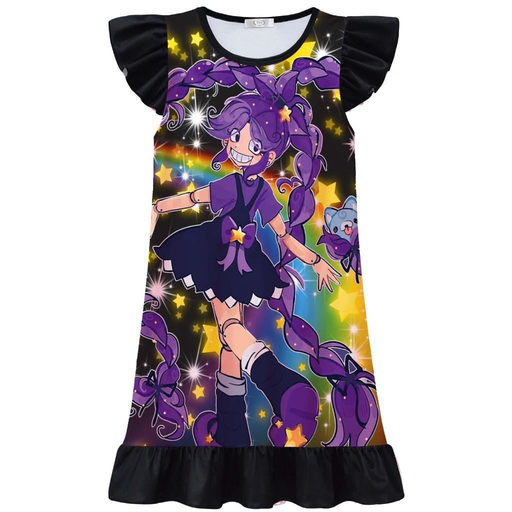 

82634 Kids Girls Lily Lovebraids Pleat Cartoon Dress 150cm чорний