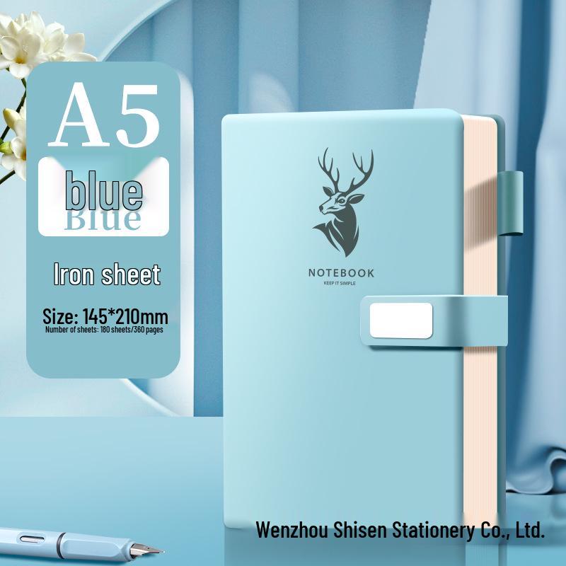 A5 Business Schnallen Notizbuch Set: Benutzerdefinierter Verdickter Notizblock mit Geschenkbox für Büromeetings