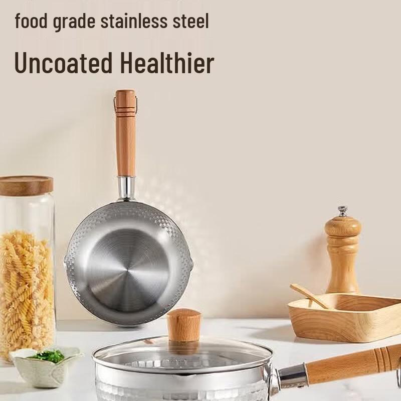 COOKER KING NG22XP Japanese Stainless Steel Milk Pot Set