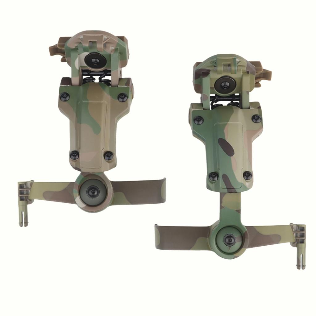 Helmet Rail Adapter For PELTOR ComTac Airsoft Shooting Accessories Headset Mount Fit Ops Core ARC Team Wendy MLOK Rail