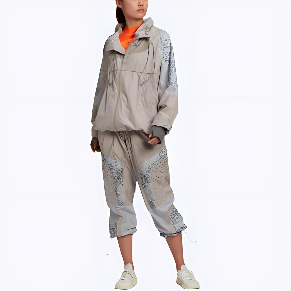 Adidas Training Casual Comfortable Long Sleeve Jacket Women Jacket Brown GL4143