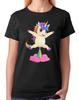 Unicorn Farting Rainbow Ladies T-Shirt