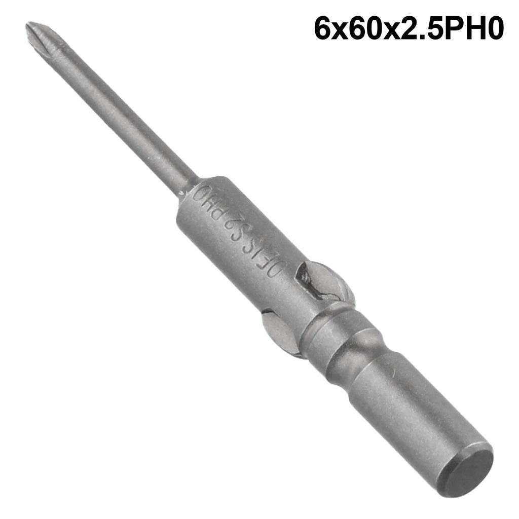 6mm Electric Screwdriver Bit for Cross Screws PH00 PH0 PH1 Suitable for 802
