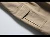 City Fanpin 2024 Spring Men's Loose Wide-Leg Multi-Pocket Work Pants - Solid Color