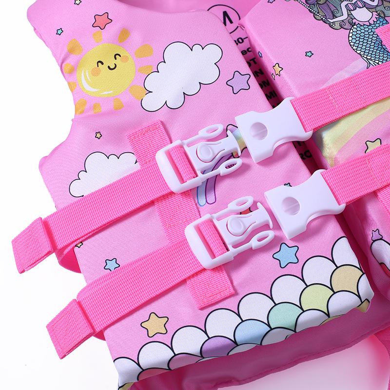 Dětská pěnová záchranná vesta s vysokým vztlakem, ideální pro výuku plavání