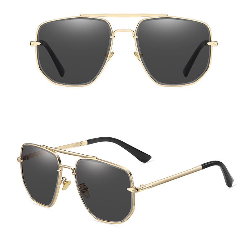 Fashion Sunglasses Men Cool Driving Glasses Goggle Summer Metal Vintage Pilot Sun Glasses Punk