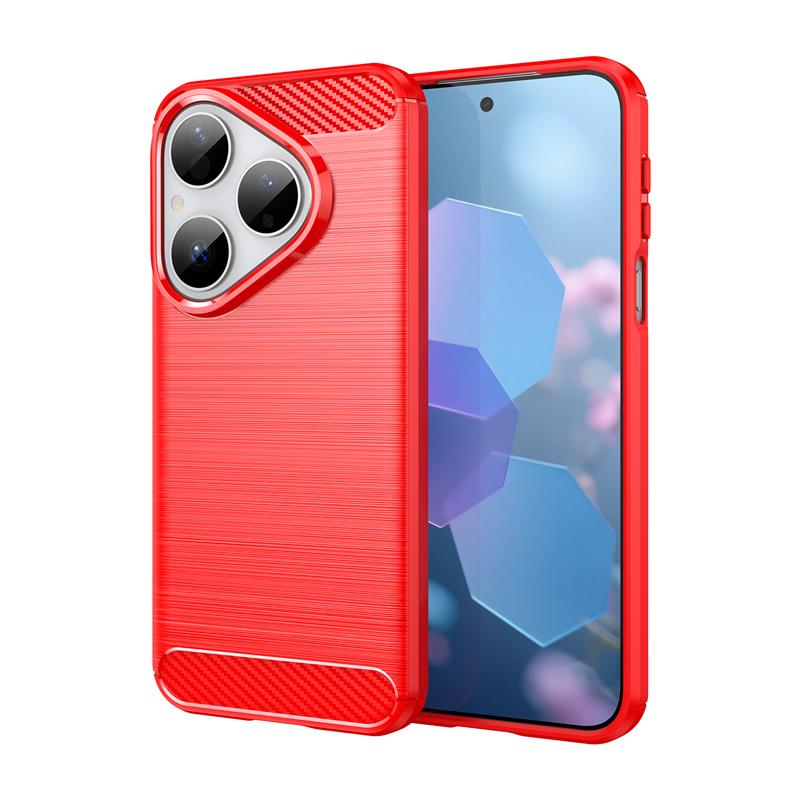 For Cover Huawei Pura 80 Case Huawei Pura80 Pro 80 Ultra Anti-knock Soft Silicone Carbon Fiber Back Case For Huawei Pura 80 Case