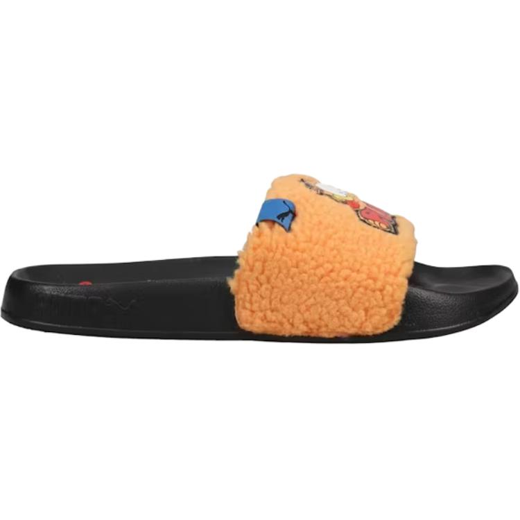 Puma Garfield X Leadcat 2.0 Slide Big Kid Hungry Garfield Kids Sneakers Black Zinnia 385002-01