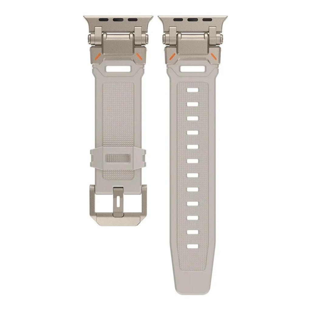 Silikon Kayış Apple Watch Band Ultra 2 1 49mm 45mm 44mm 42mm Yumuşak Spor Bandı iWatch Serisi 9 8 7 6 5 SE Bilezik Aksesuarları