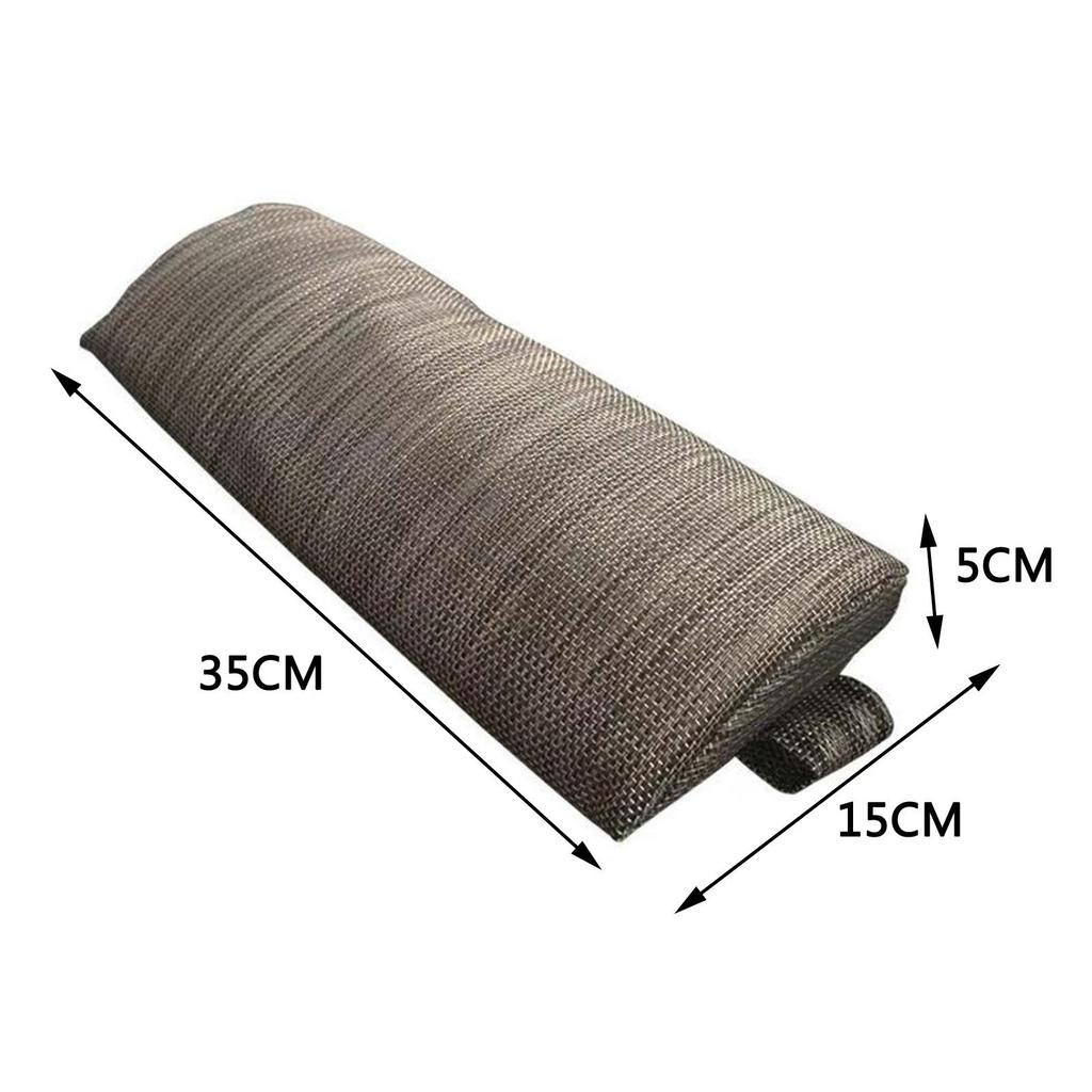 Lounger Headrest Pillow Ergonomic Neck Support Cushion Cover Easy Carry Replacement for Office Seat or Garden Furniture