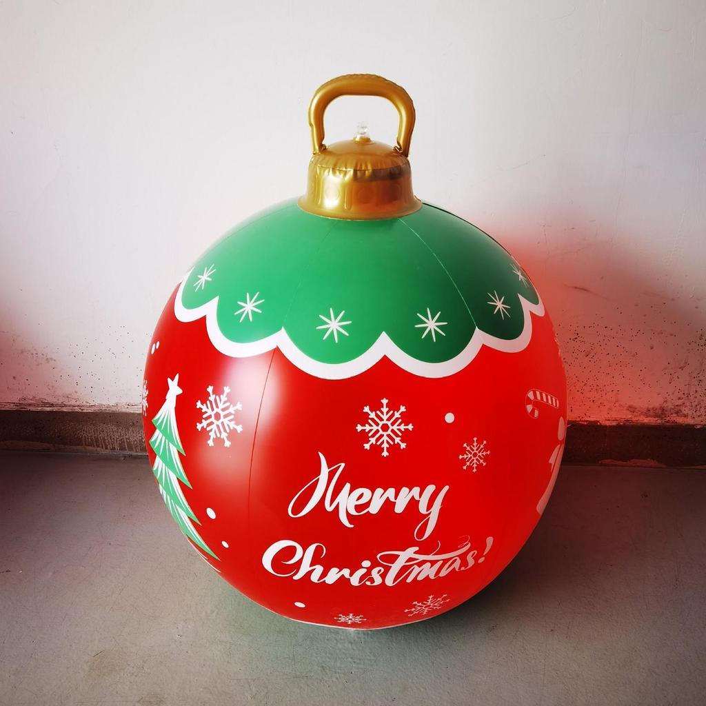 Christmas Inflatable Ball Decorations Outdoor Large Christmas Blow Ball Decorations Seasonal Decor For Festive Party Living Room