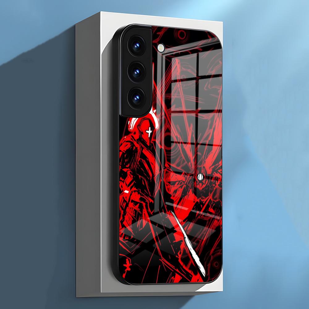 GAME U-ULTRAKILL Phone Case For Samsung S26 S25 S24 FE S23 S22 S21 Plus S20 Ultra Note20Ultra Black Glass Cover