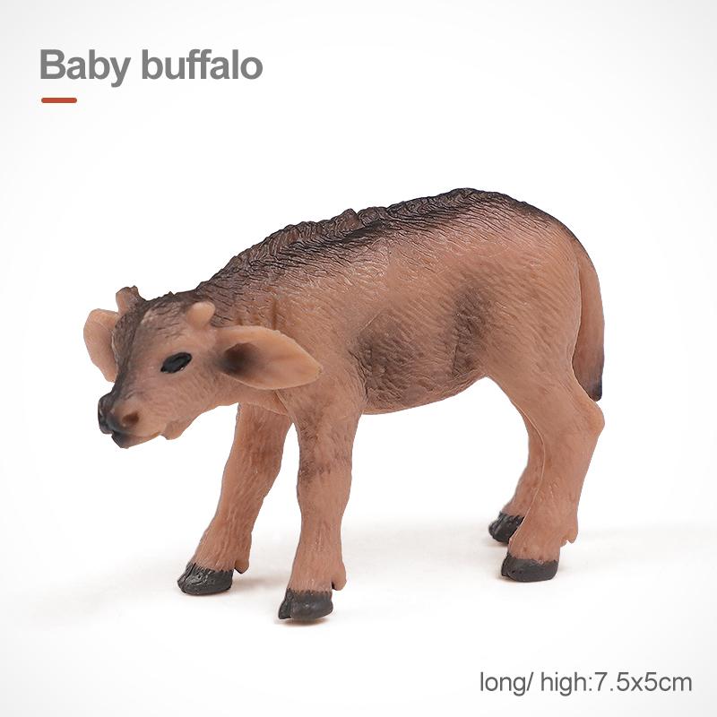 Simulation Farm Animals Poultry Cow Pig Dog Chicken Duck Goose Cub Figurines Model Action Figures Educational Toy For Kids