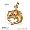 Stainless Steel Turtle Starfish Marine Life Pendant Plated Jewelry Accessories Diy Pendant Necklace