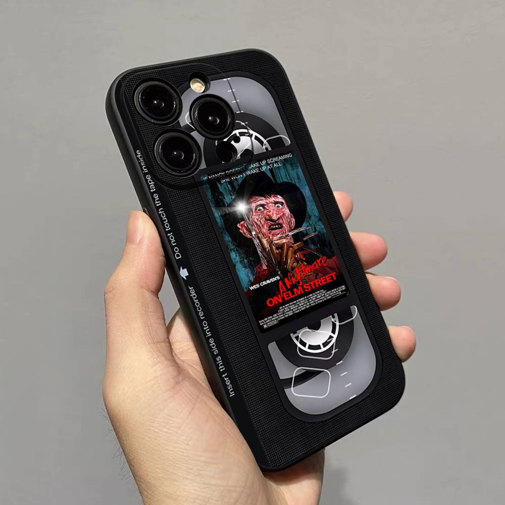 

Horror Movie Video Phone Case For iPhone 17 16 15 14 13 12 Mini 11 Pro Max Soft Silicone Cover iPhone 12pro max
