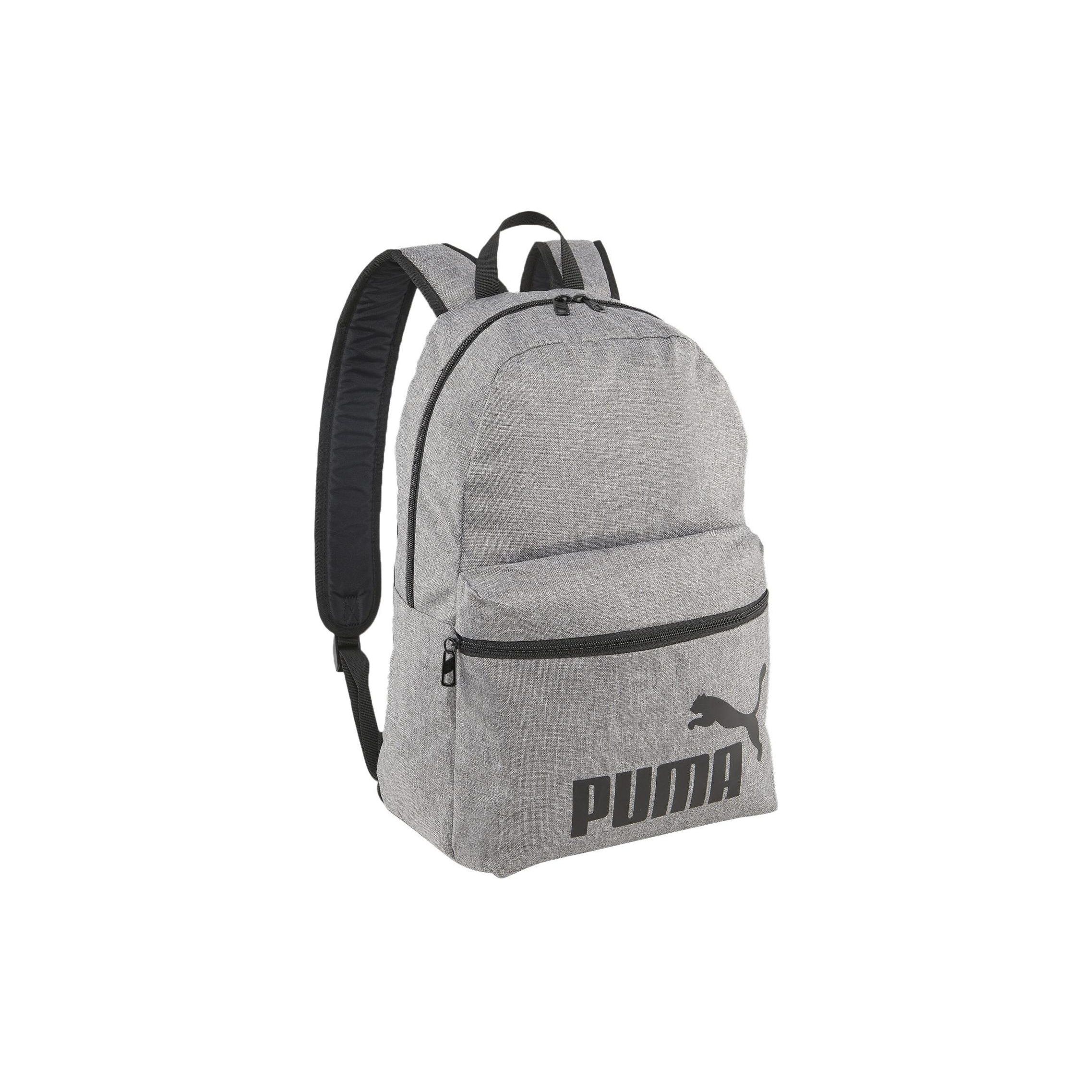 Puma Sports Casual Fabric Backpack Unisex Backpack Gray 090118-01 Gray