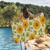 Sonnenblumen-Handtuch Schnelltrocknende Strandtücher Sind Geeignet Für Schwimmbäder Camping Yoga Und Das Fitnessstudio