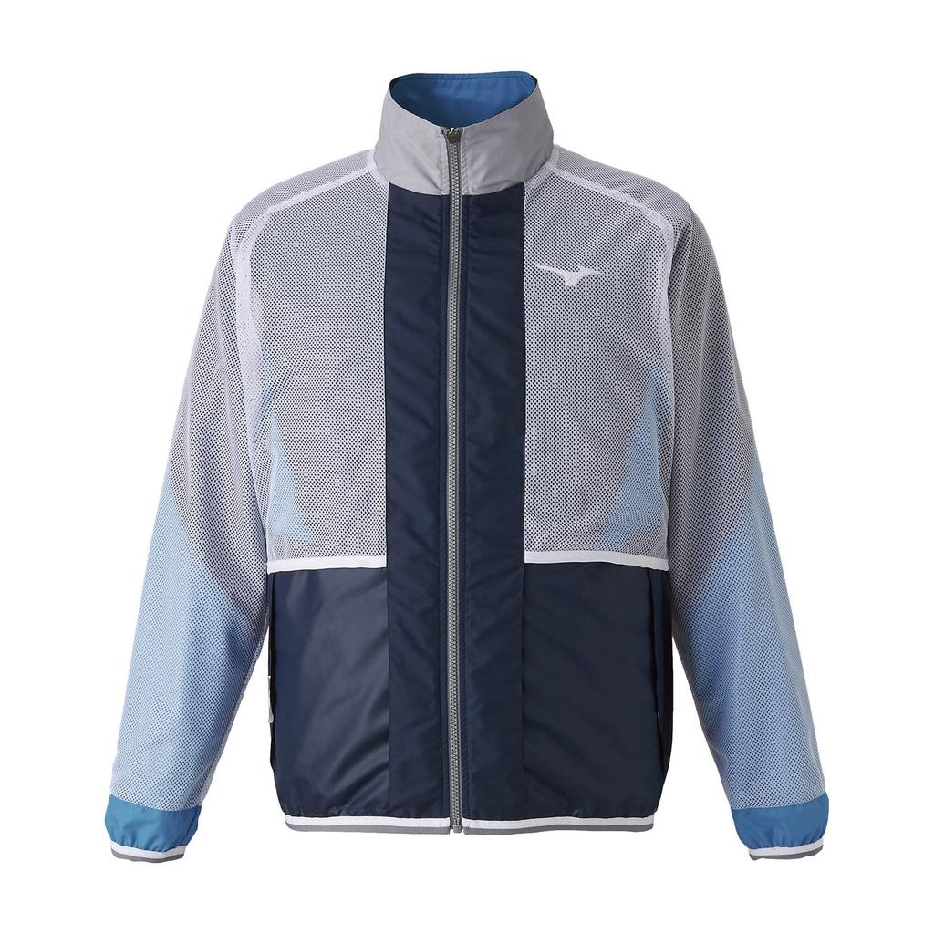 Mizuno Unisex Training Cross Jacket for Competitive Dress Navy X XL (Mizuno) Swimming, N2JC2010, 82 Sax, Size