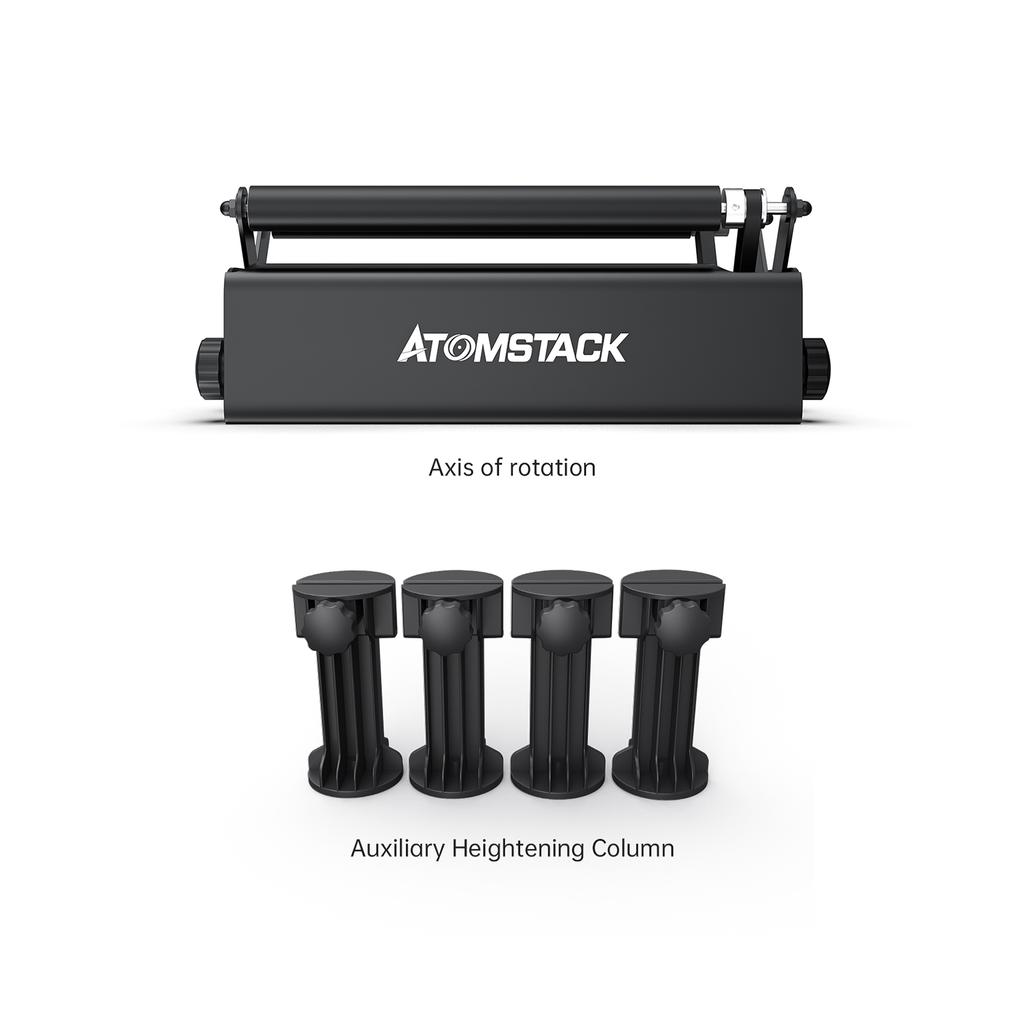 Atomstack R3 Rodillo Para Objetos Cilíndricos Con 360° Atomstack R3 Rodillo Para Objetos Cilíndricos Con 360°