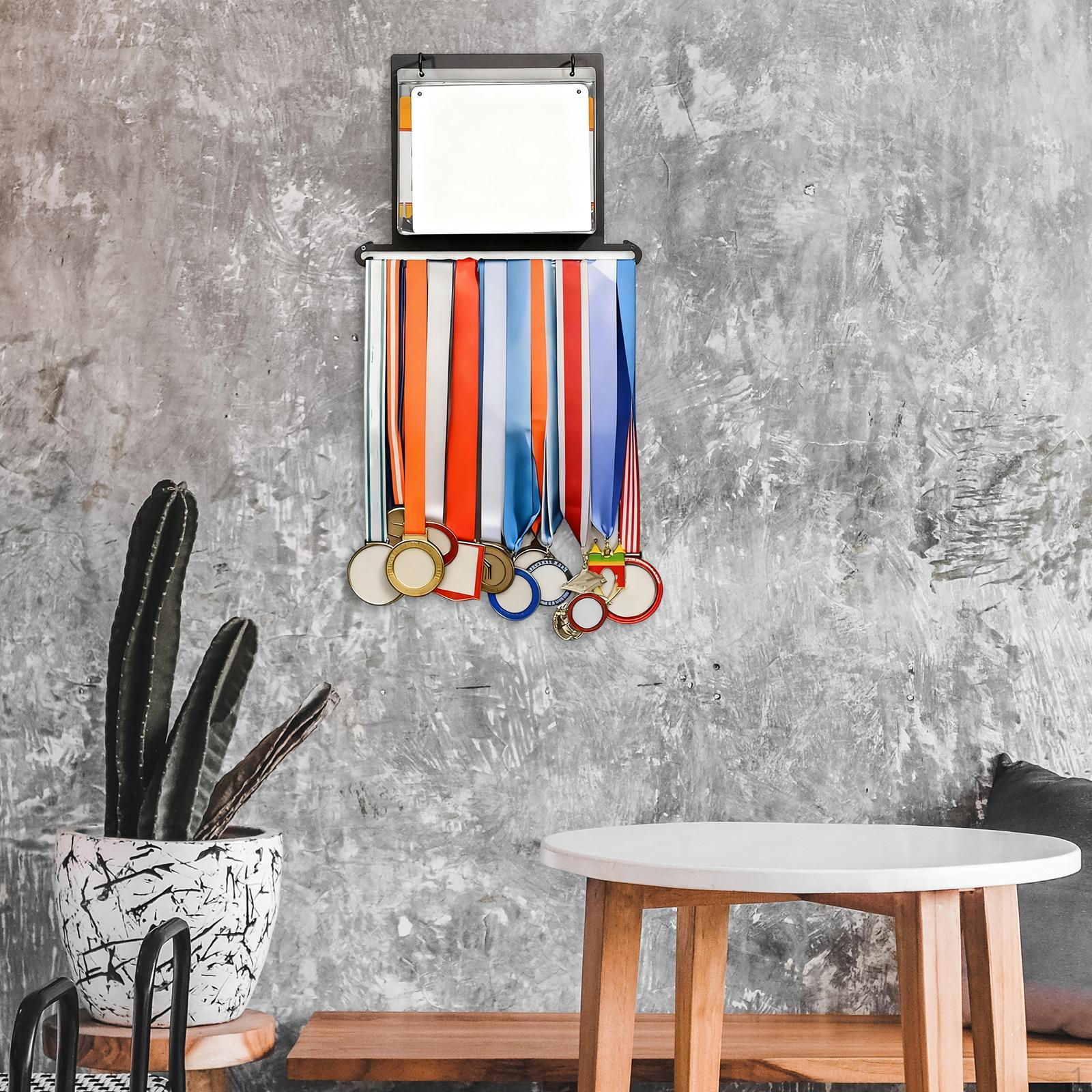 Настенный держатель для медалей, вешалка для бега, стойка для дисплея, украшение для наградных лент